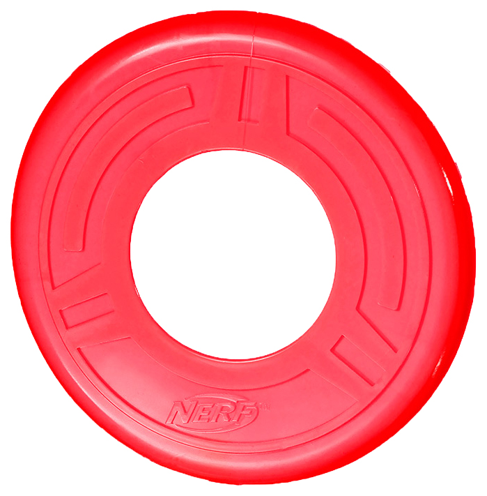 

Апорт для собак NERF фрисби гибкий, красный, длина 22.5 см