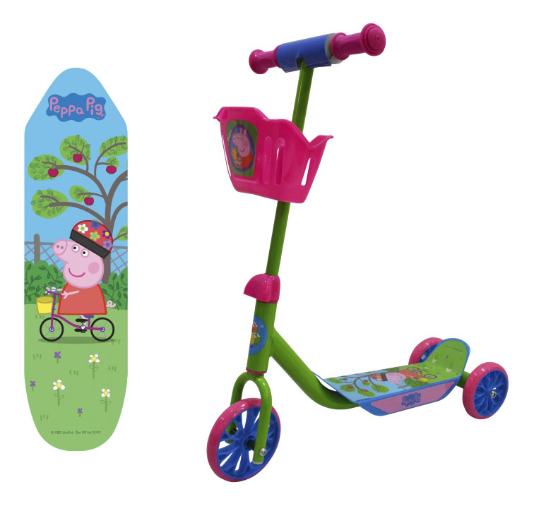 

Самокат трехколесный Peppa Pig 1 TOY Т11699, Peppa Pig