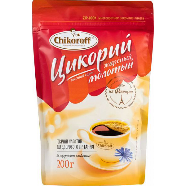 

Цикорий Chikoroff жареный молотый 200 г