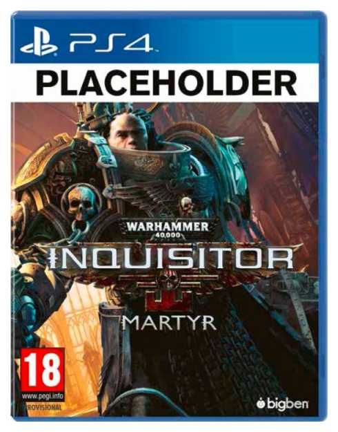 Игра Warhammer 40 000 Inquisitor - Martyr Standard Ed для PlayStation 4 3190₽