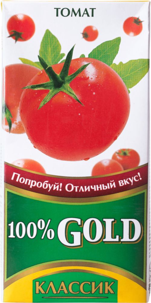 

Нектар томат 100% Gold классик с мякотью 1.93 л, Gold томат