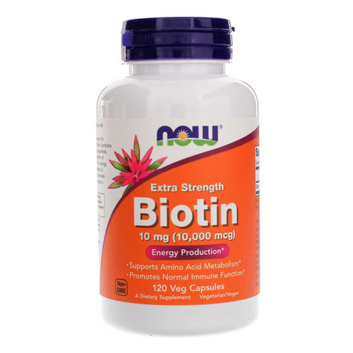 Купить Витамин B7 NOW Sports Biotin 10000 120 капсул