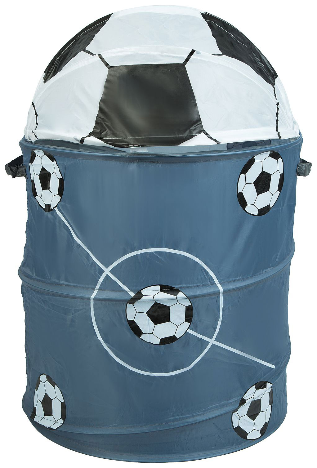 фото Корзина для хранения игрушек футбол, bondibon, 45*70, текстиль, pac