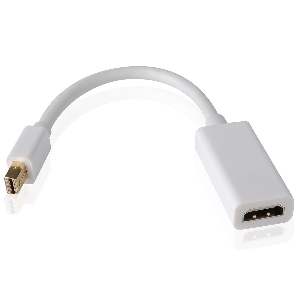 Адаптер 2emarket Mini DisplayPort-HDMI, M-F White (3501)