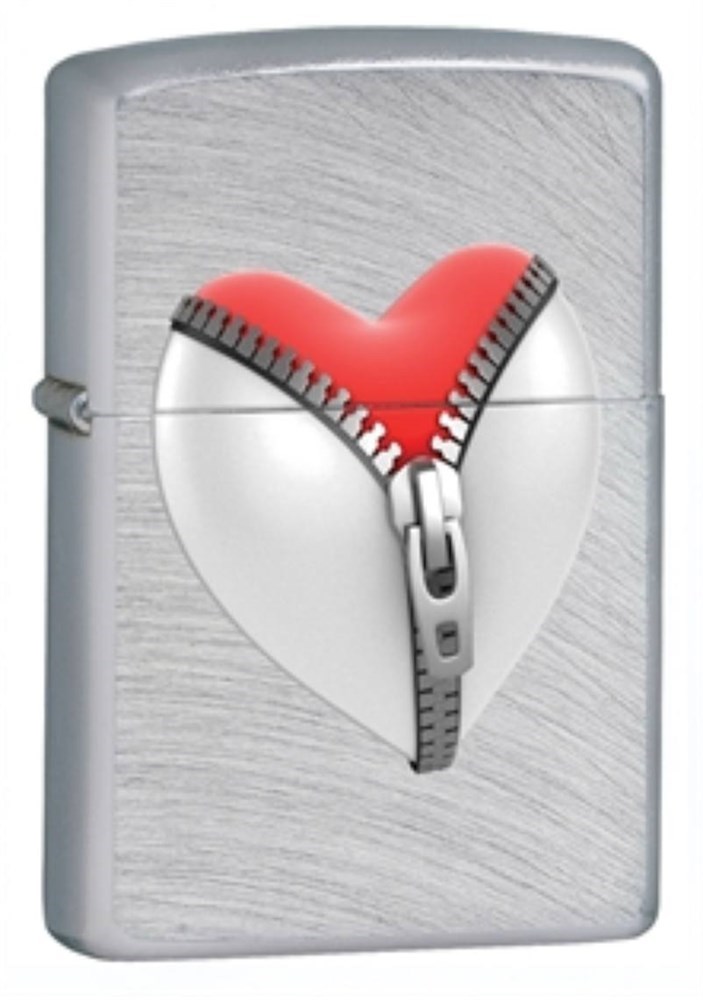 

Бензиновая зажигалка Zippo 28327 Satin Chrome, Серый, 28327