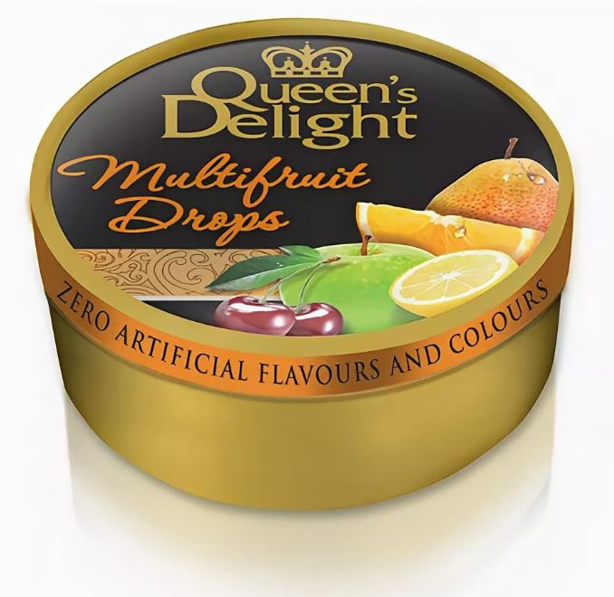 

Леденцы карамельные Queens Delight Мультифруктовые 150г