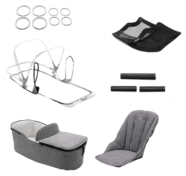 

Комплект Bugaboo Fox (Бугабу Фокс) стильный style set GREY MELANGE 230255GM01