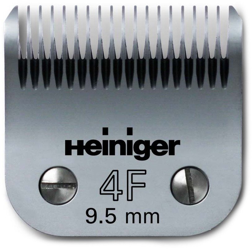 фото Сменное лезвие heiniger для машинки для стрижки собак 4f, металл, высота среза 9,5 мм