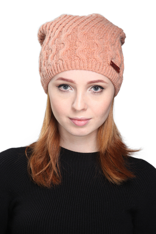 

Шапка бини женская BUREL 768456/06 розовая, Розовый, 768456/06