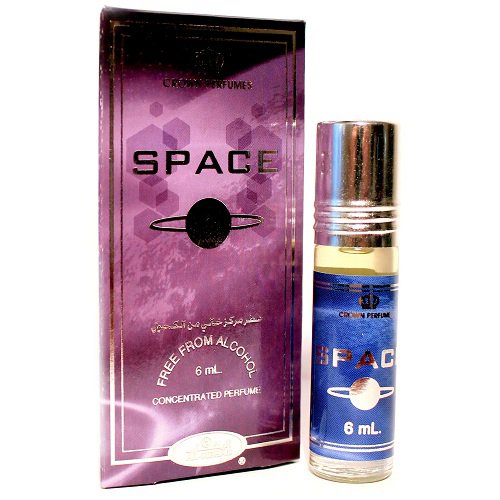 Масло парфюмерное Al Rehab Space, 6 мл масло для тела мужской джаз 0405 350 мл