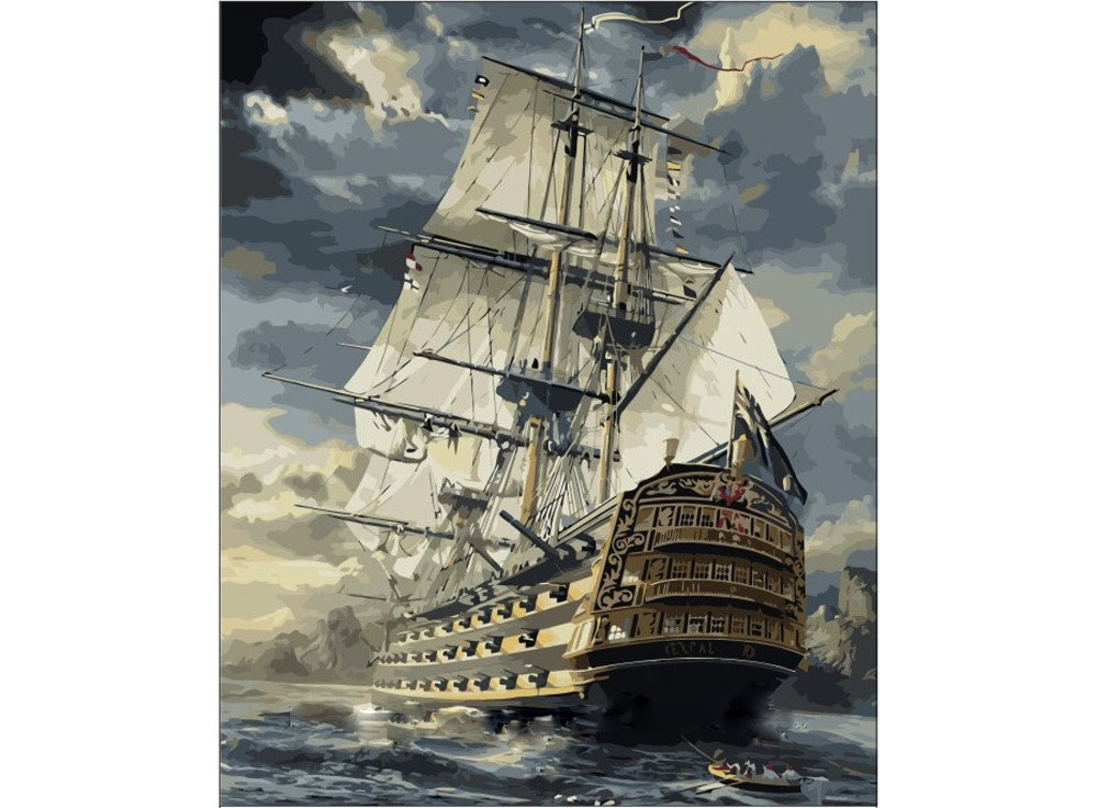 

Картина по номерам Paintboy Корабль, 40x50, Корабль