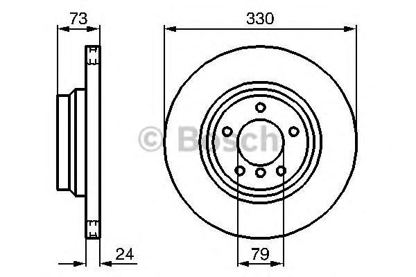 фото Тормозной диск bosch 0986479215