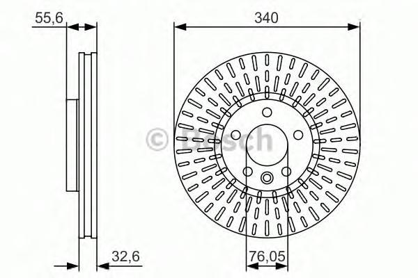 фото Тормозной диск bosch 0986479546