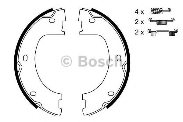 

Комплект тормозных колодок BOSCH 0986487751