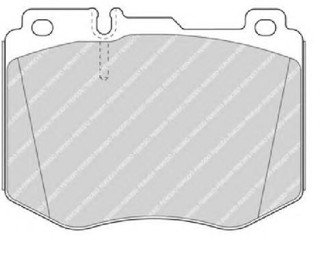

Комплект тормозных колодок Ferodo FDB4608