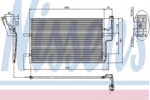 фото Радиатор кондиционера nissens 94901