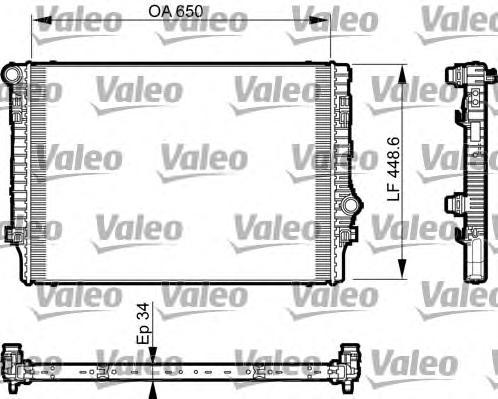 

Радиатор Valeo 735548