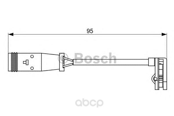 фото Датчик износа тормозных колодок bosch 1987473036