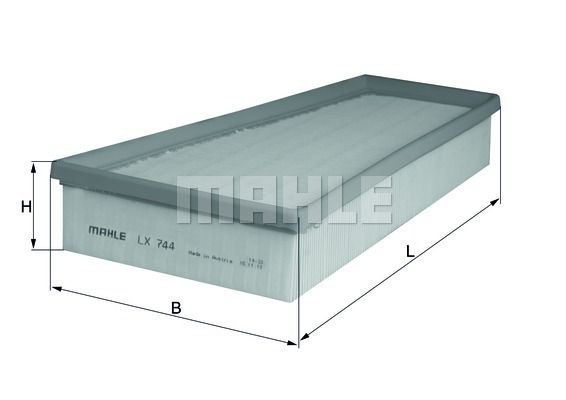 

Фильтр воздушный KNECHT LX 744