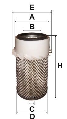 

Фильтр воздушный MFILTER A 835