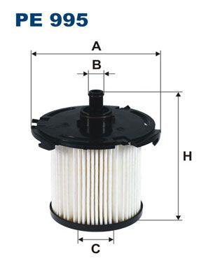 фото Фильтр топливный filtron pe995