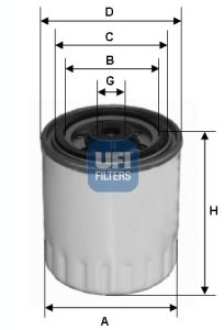 фото Фильтр топливный ufi 24.321.00