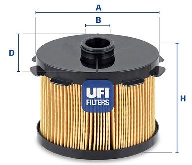 фото Фильтр топливный ufi 26.688.00