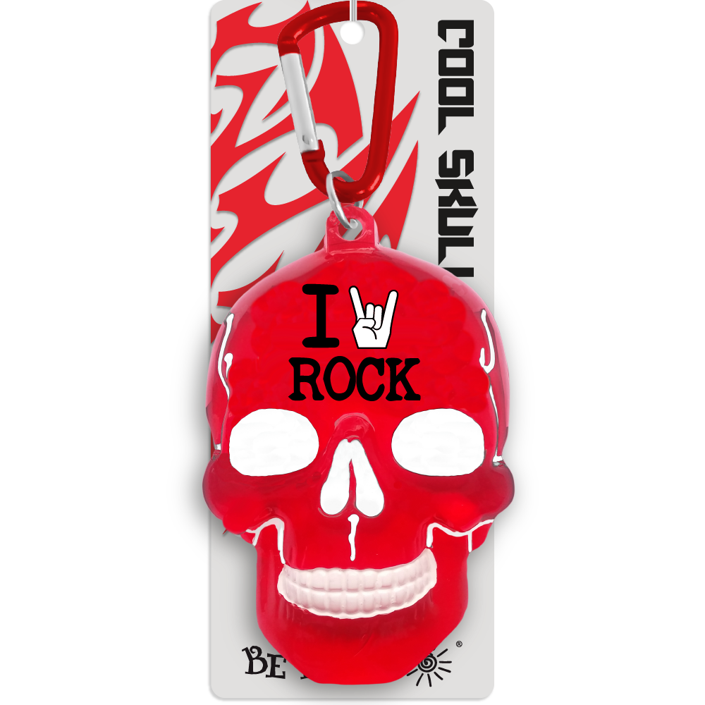 

Брелок для ключей в виде черепа "I Love Rock", 'I Love Rock'