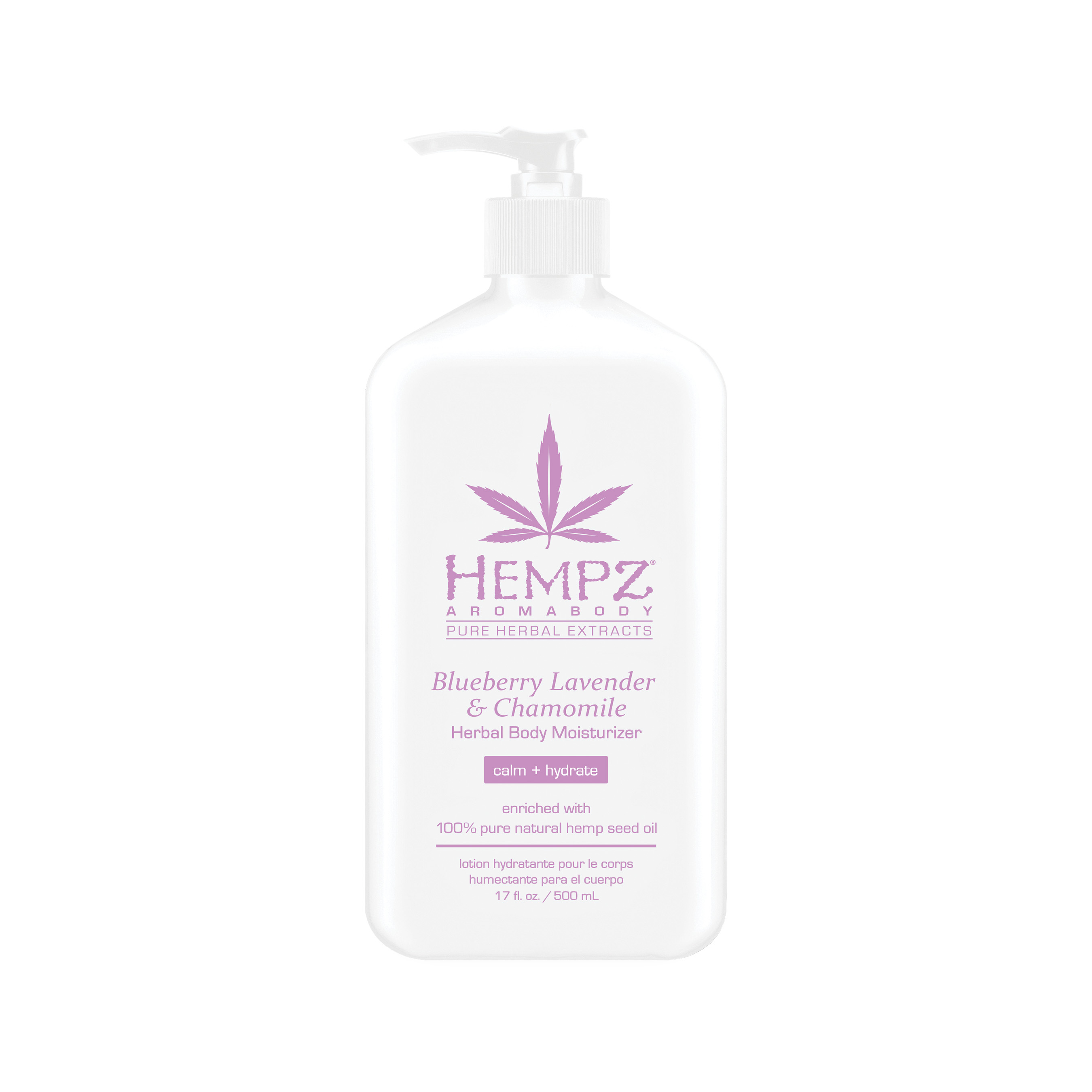 фото Молочко для тела hempz blueberry lavender & chamomile herbal body moisturizer 500 мл