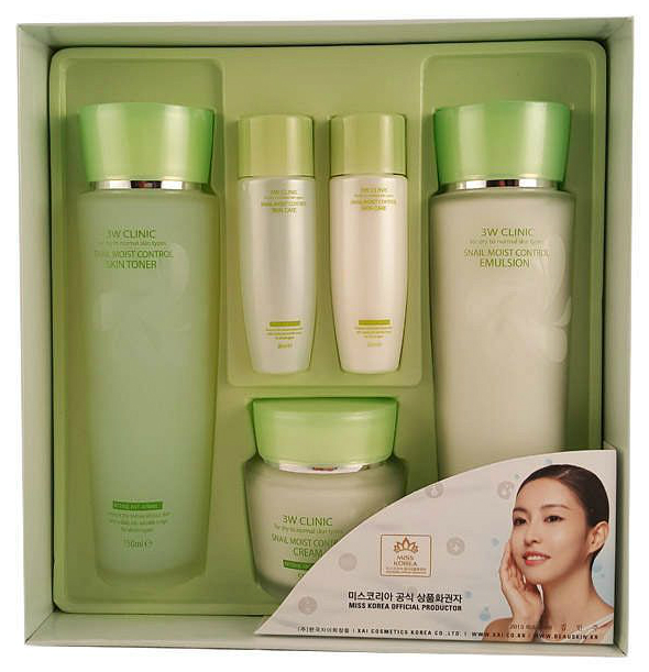 фото Наборы косметики для лица 3w clinic aloe full water activating skin 3 kit set