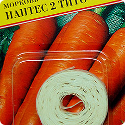 

Семена морковь Престиж Нантес 2 тито (на ленте) 1 уп., 189840
