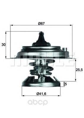 фото Термостат mahle tx2975d mahle/knecht