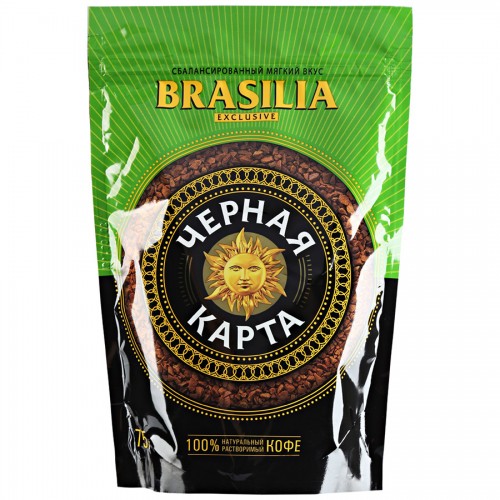

Кофе растворимый Черная карта exclusive Brasilia 75 г