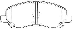 

Колодки тормозные дисковые Aisin d1n048