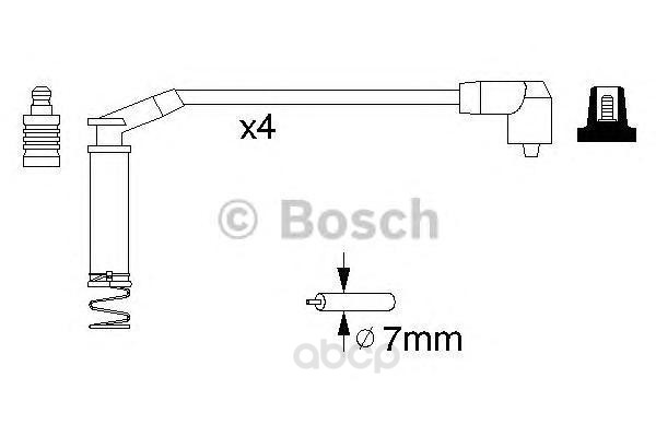 

Провода высоковольтные комплект BOSCH 0986357124
