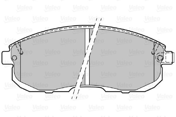 Тормозные колодки Valeo дисковые 301011