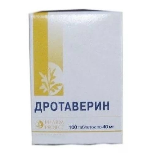 фото Дротаверин таблетки 40 мг 100 шт. фармпроект pharmproject