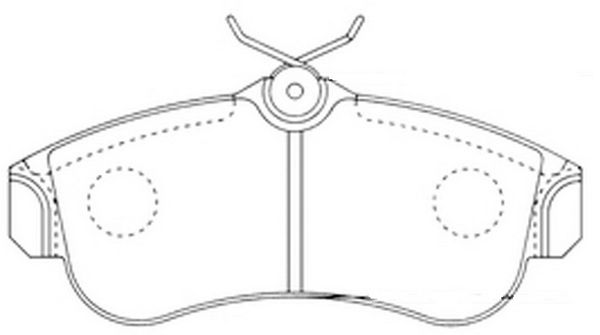 

Тормозные колодки дисковые FIT FP2105