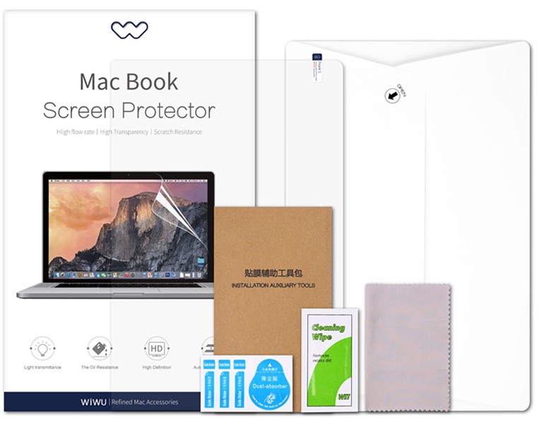 Защитная пленка на экран Wiwu для MacBook Pro 15 2016 (Clear)