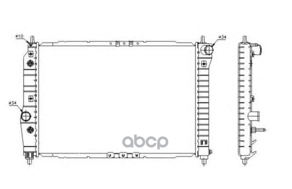 

Радиатор системы охлаждения NRF 53639