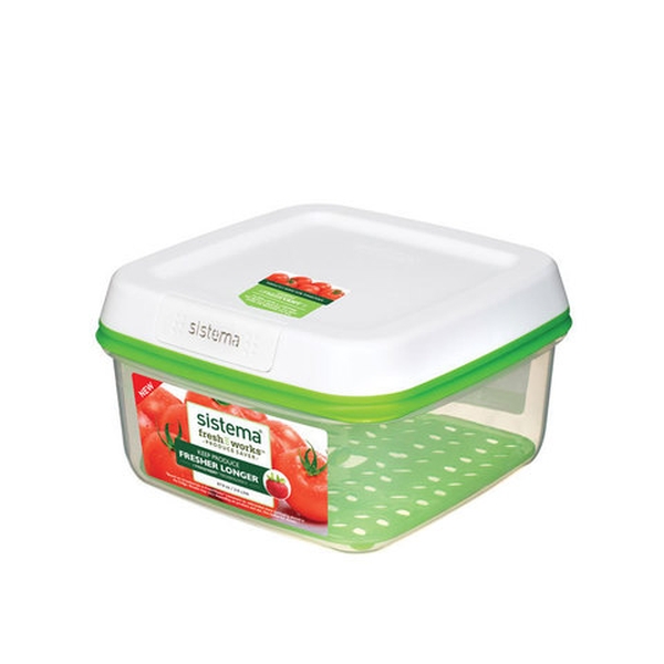 

Sistema Контейнер квадратный FreshWorks 2,6 л, Белый