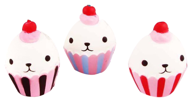 

Игрушка мягкая антистресс Yiwu Sanqi Crafts Co.Limited Капкейк SQ-128