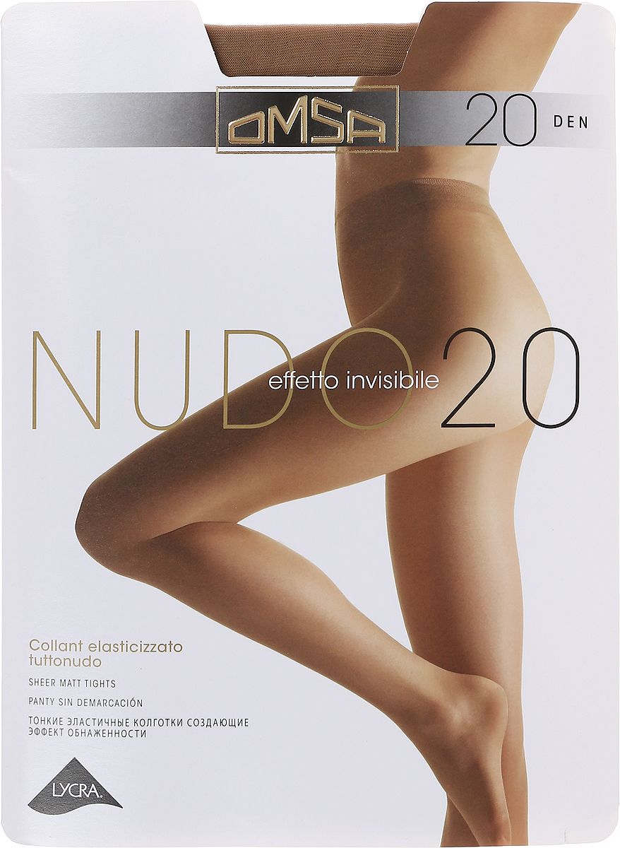 фото Колготки omsa nudo 20 / daino (загар) / 4 (l)