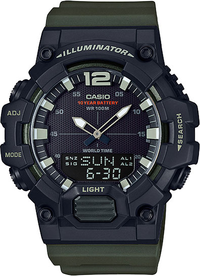 фото Наручные часы кварцевые мужские casio illuminator collection hdc-700-3a