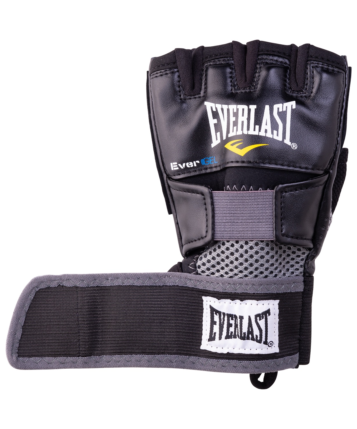 фото Снарядные перчатки everlast evergel weight lifting, черный/серый, xl