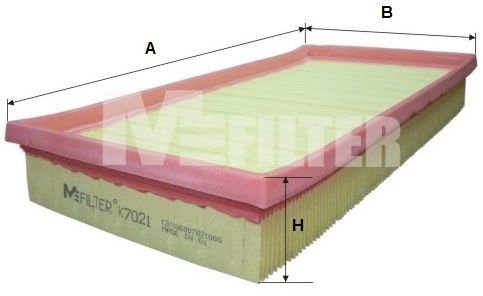 

Фильтр воздушный MFILTER K 7021