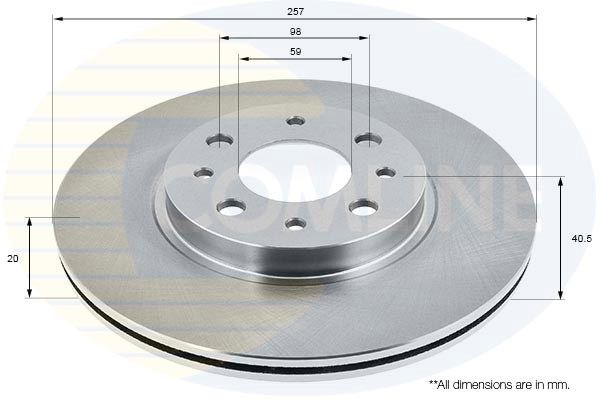 фото Тормозной диск comline adc1803v