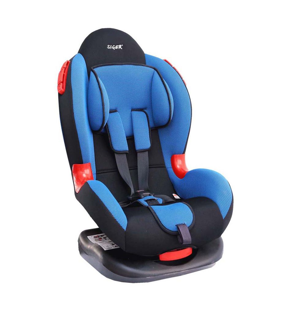 фото Автокресло siger кокон isofix цв.голубой гр.1/2