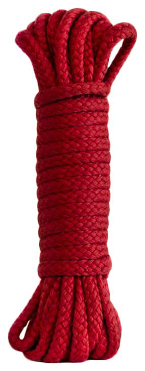 фото Веревка для шибари lola toys bondage collection полиэстер красная 3 м