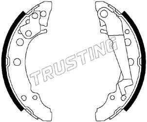 

Комплект тормозных колодок TRUSTING 124.288